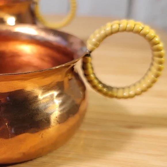 Zint Mid-Century Hammered Copper Cup Set - Picture 11 of 11